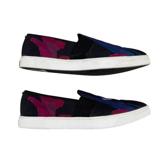 TED BAKER Women's Thfia Floral Pointy Toe Slip-on Sneaker Sz 6 - Picture 6 of 16